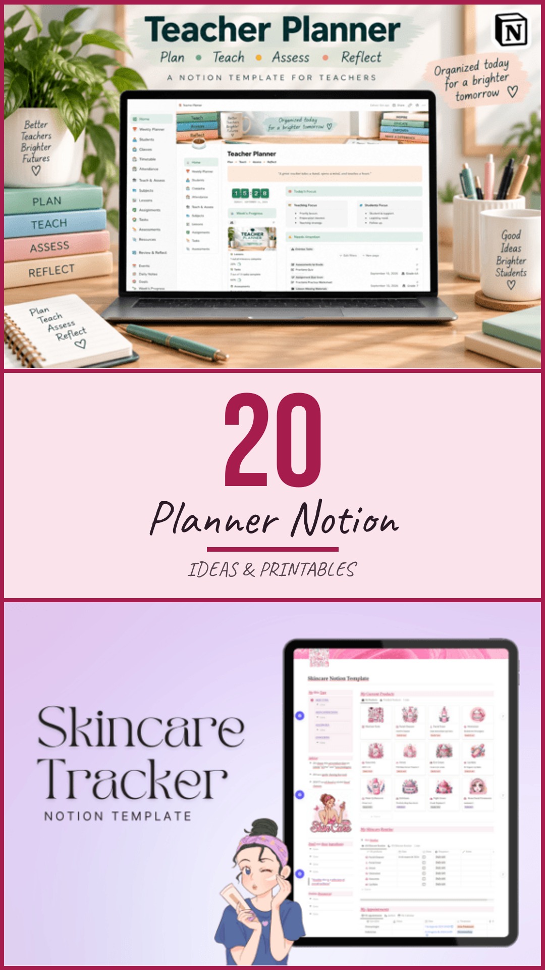 20 Planner Notion